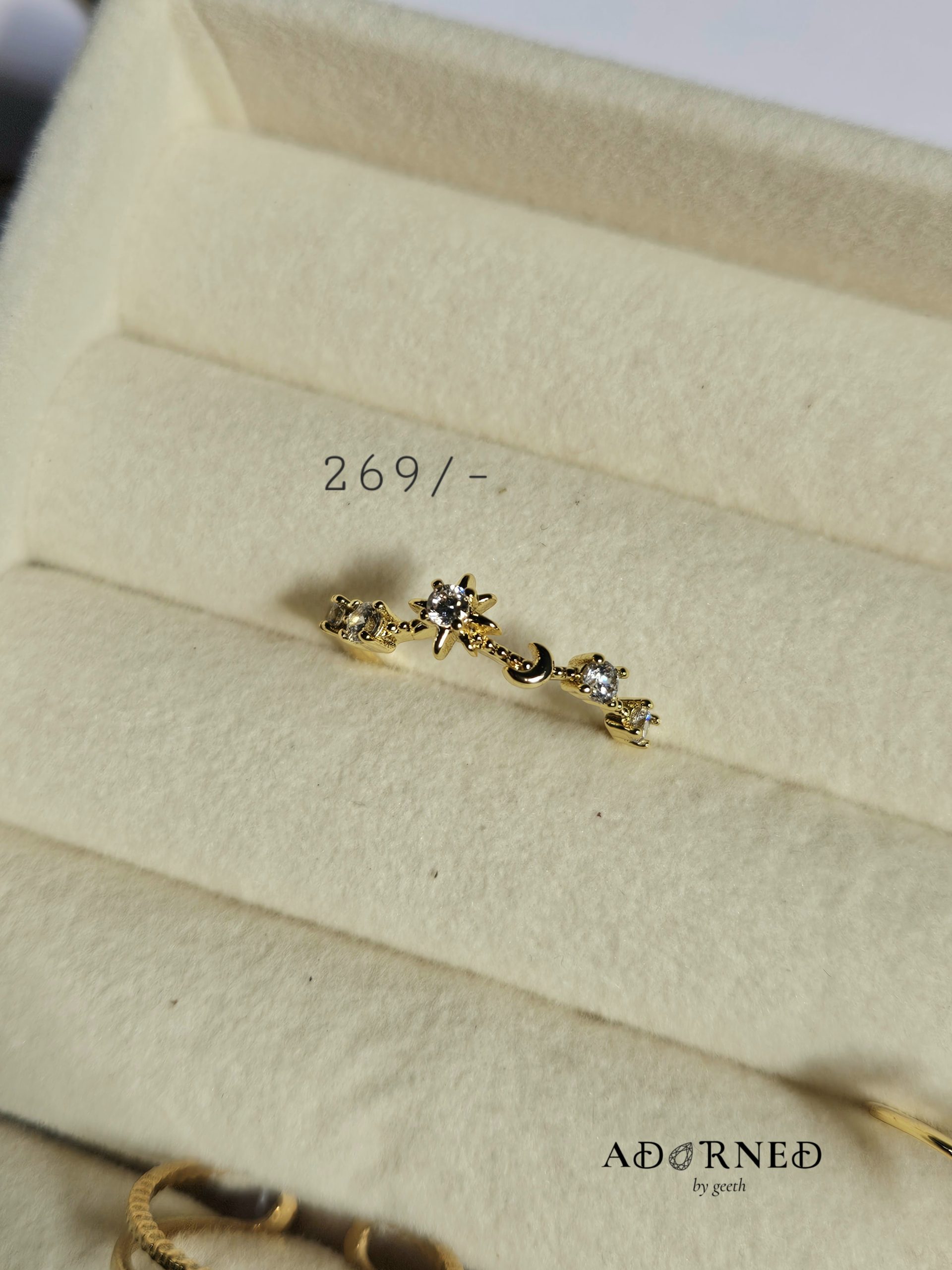 Celestial Moon & Star Ring