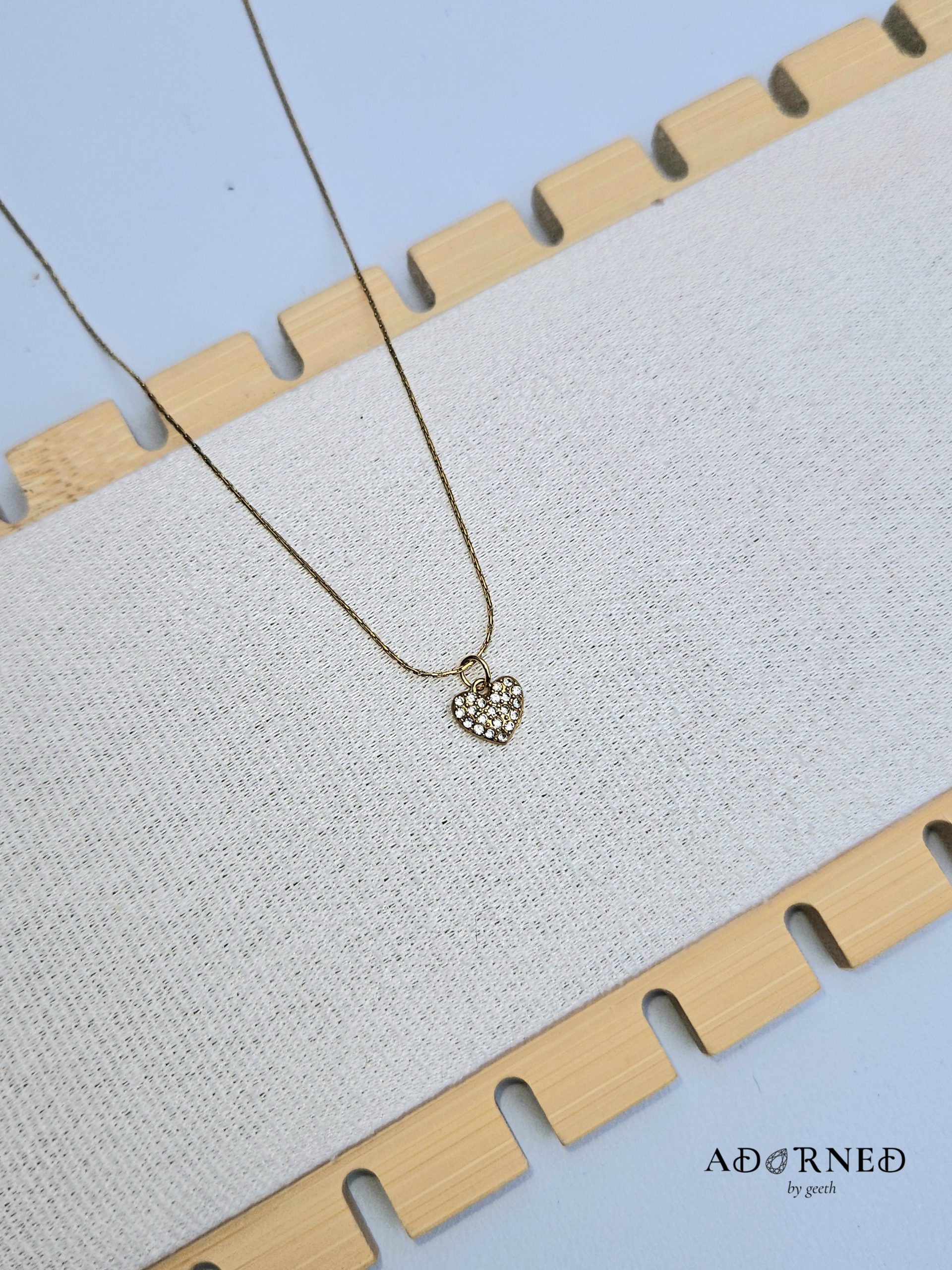 Pave Heart Pendant