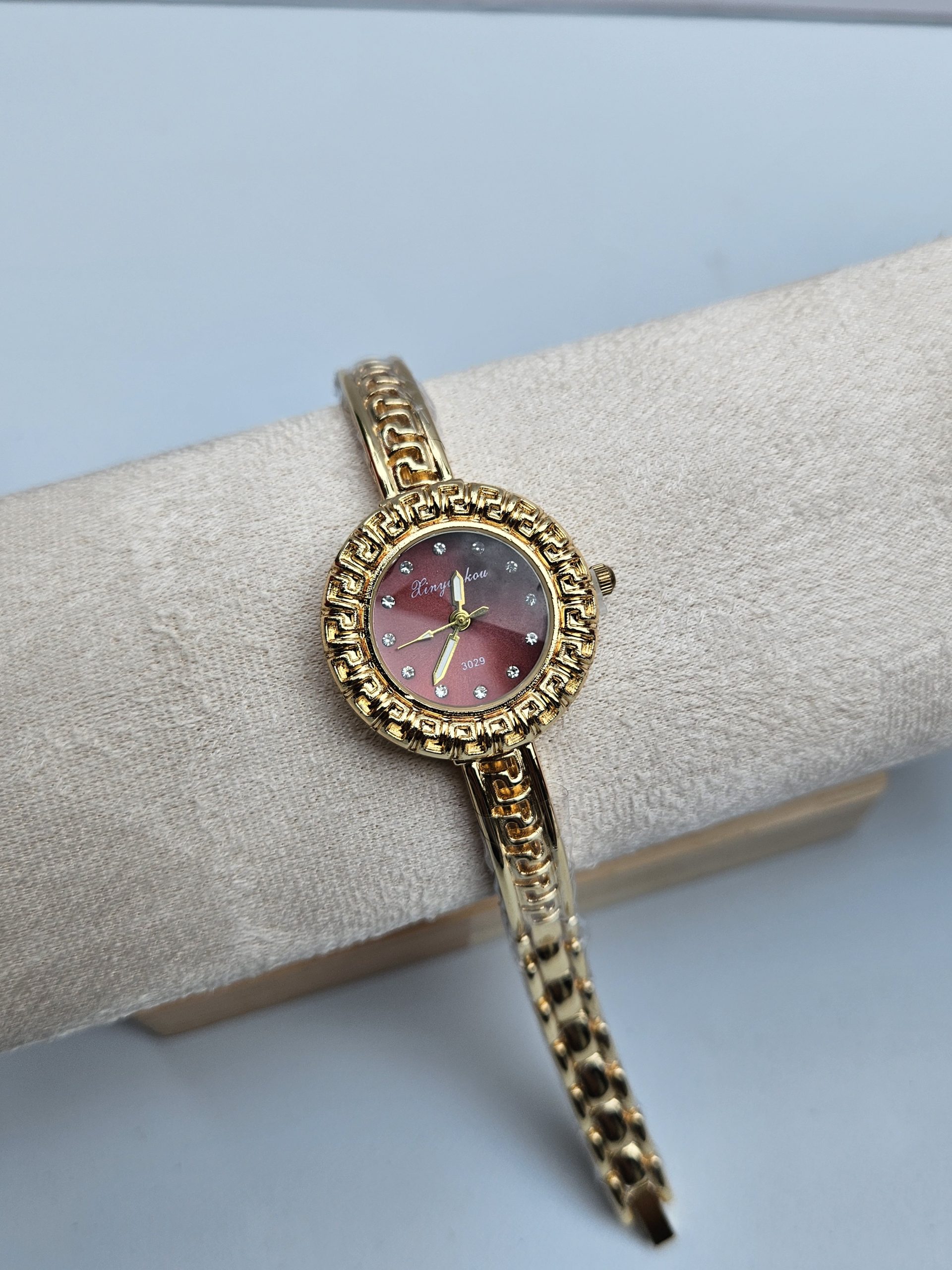 Greek Key Bangle Watch